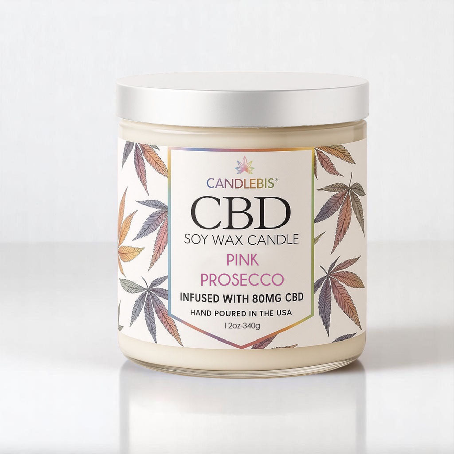 CBD natural soy wax candle hand poured in Charleston SC Candlebis