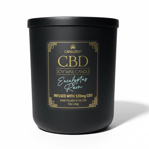 EUCALYPTUS RAIN CBD CANDLE