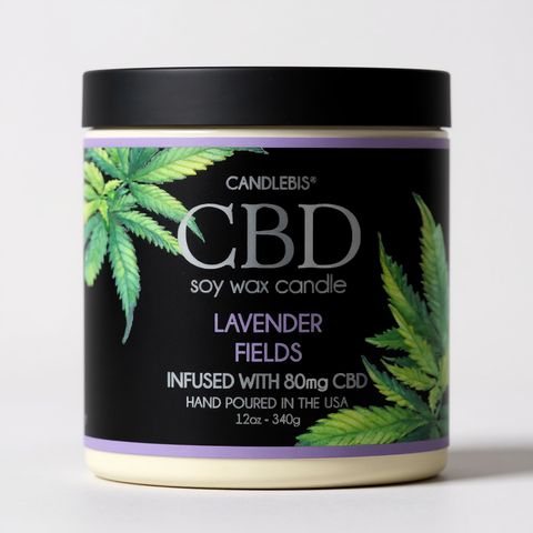 LAVENDER FIELDS CBD CANDLE