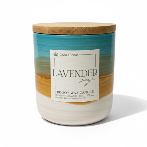 LAVENDER SAGE CBD CANDLE