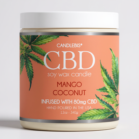 MANGO COCONUT CBD CANDLE
