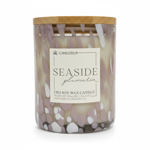 SEASIDE PLUMERIA CBD CANDLE