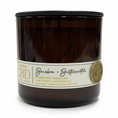 BOURBON & BUTTERSCOTCH CBD CANDLE